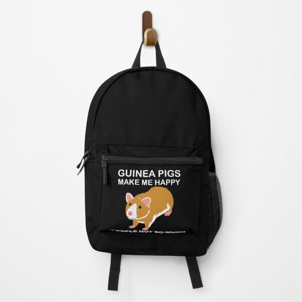 Guinea pig make me happy people not so much,Funny Guinea Pig Gift Backpack