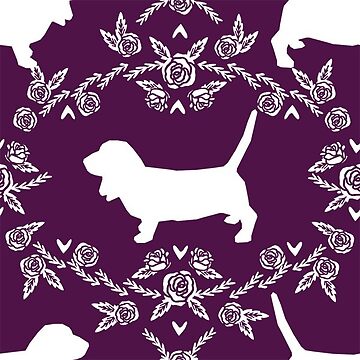 Aperçu de l'œuvre basset hound silhouette - silhouette, dog, pet, dogs, dog silhouette, basset hound de PetFriendly