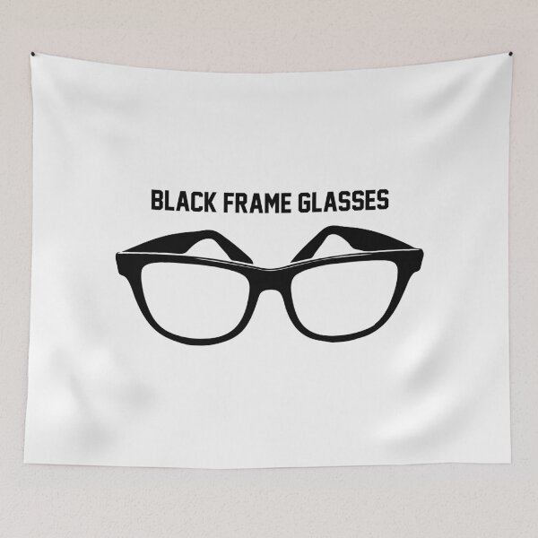 Item preview, BLACK FRAME GLASSES designed and sold by DRIPPED-STORE.