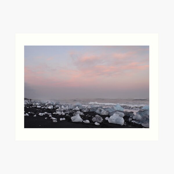 Ice Beach Art Print