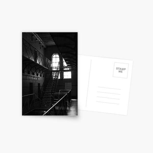 Old Melbourne Gaol. Postcard