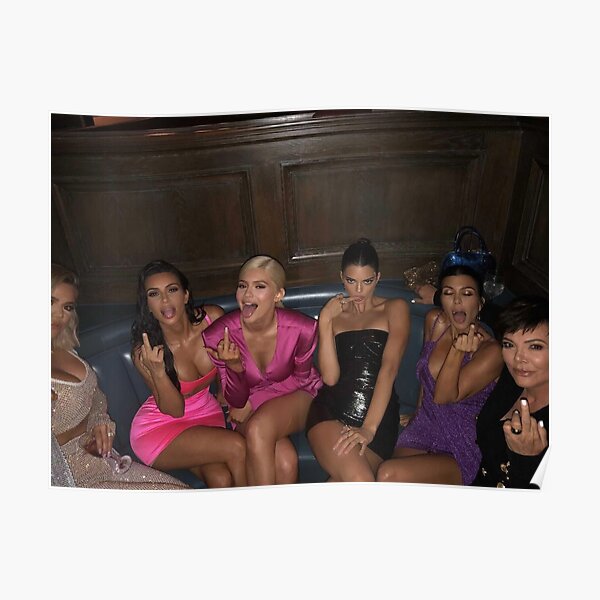 Kardashians middle finger Poster