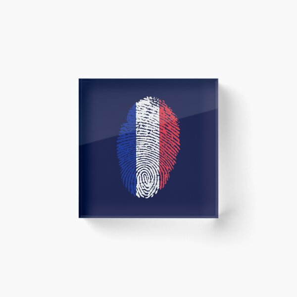 Item preview, French fingerprint flag designed and sold by P-I-R.