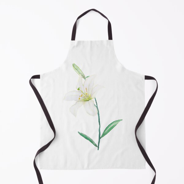 Item preview, hand painted white lily watercolor  designed and sold by SelenePaintings .