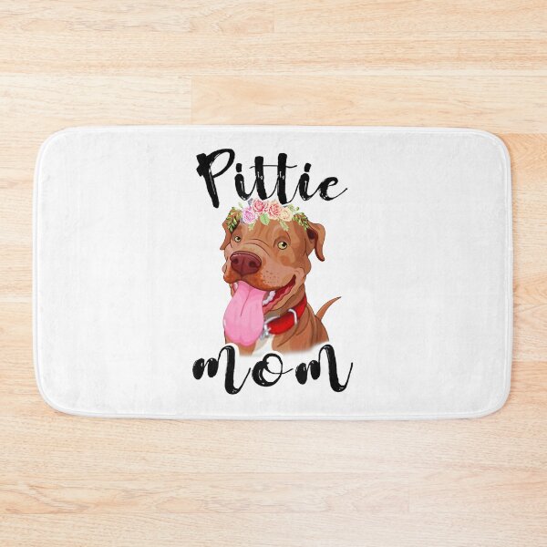 Item preview, Pittie Mom Red Pitbull Dog Mom Mother's Day Dog Mama Lovers designed and sold by JohnnyBench73.