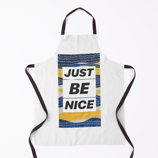 Item preview, JUST BE NICE Yellow and Blue Dot and Stripe designed and sold by Amelia Dean.