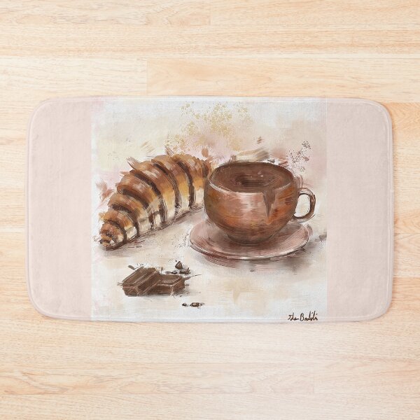 Item preview, Painting of Chocolate Delights, Pastry and Hot Cocoa designed and sold by ibadishi.