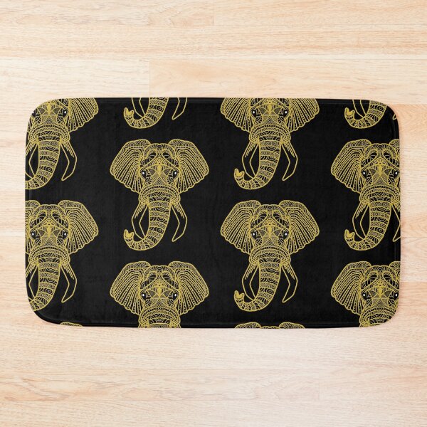 Item preview, Golden Elephant Face designed and sold by RafikCreations.
