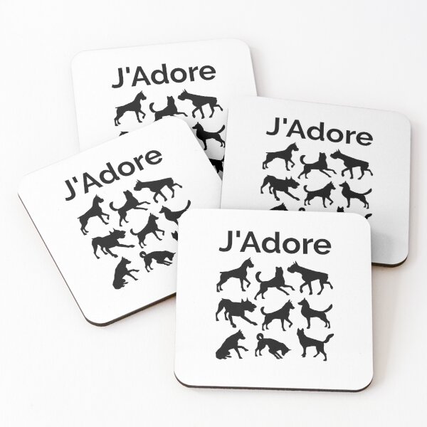 Item preview, J'Adore Dogs, Funny Dogs, Cute Dogs designed and sold by RougeAtelier.
