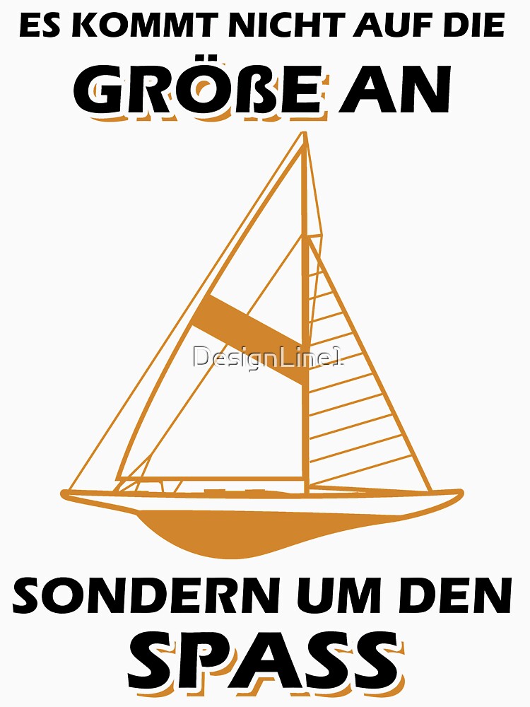 "Segeln mit dem Segelboot Spass witziger Spruch" Racerback Tank Top von