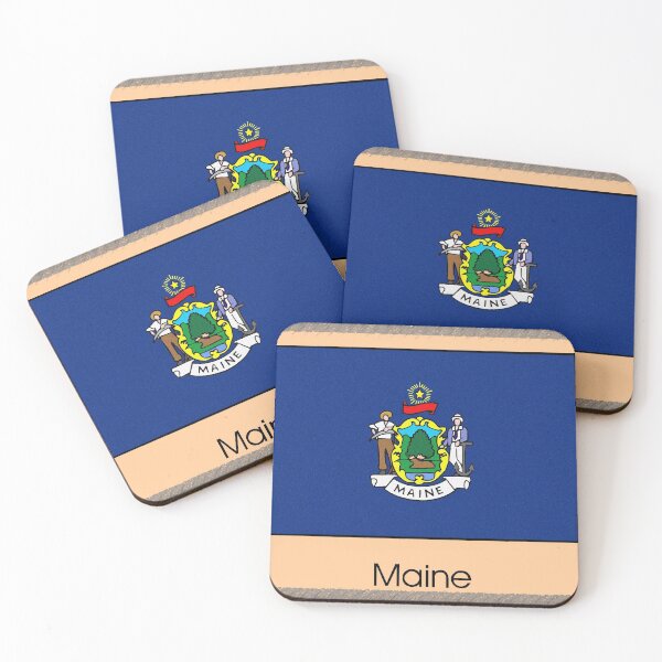 Item preview, Flag of Maine designed and sold by Bubblepoor.