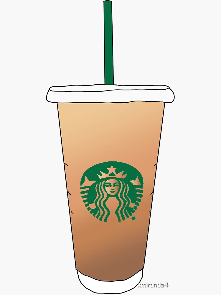 Iced Coffee Starbucks Style Sticker – Made In The Mitten