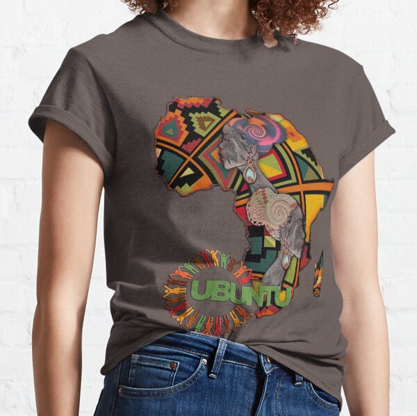 African Tapestry Ubuntu Repeat Classic T-Shirt