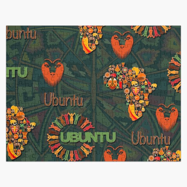 African Tapestry Ubuntu Repeat Jigsaw Puzzle