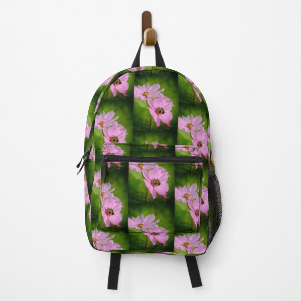 Item preview, pair of bees on purple flowers with green background designed and sold by BBrightman.