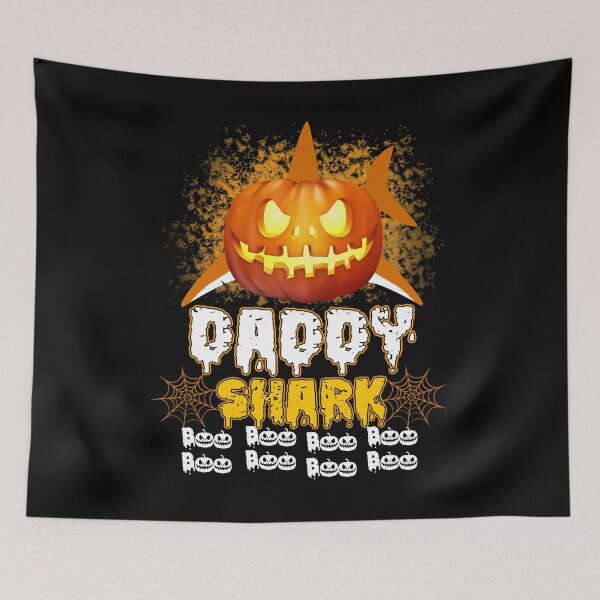 Item preview, Daddy Pumpkin Shark Halloween designed and sold by hoangloan257.