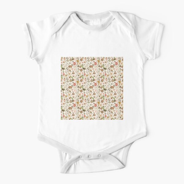 Mushroom Garden Short Sleeve Baby One-Piece