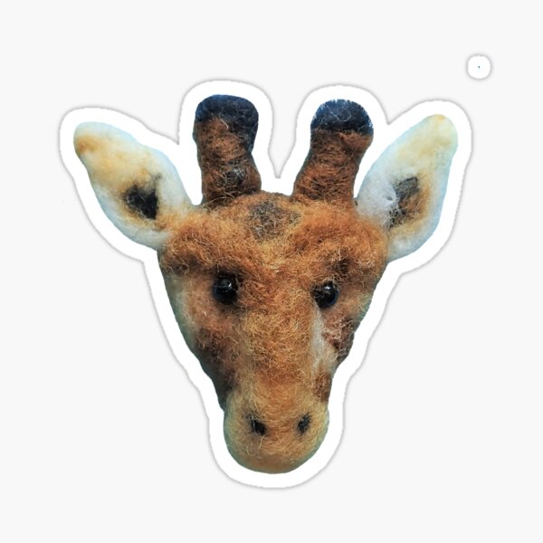 Giraffe Face Sticker