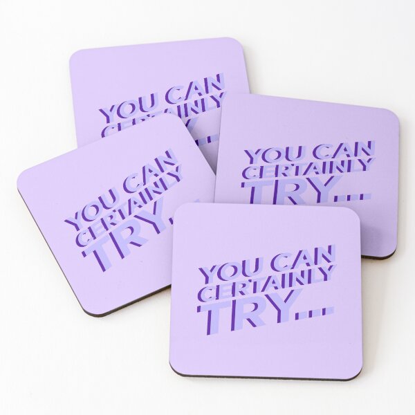 Item preview, You Can Certainly Try... (purple) designed and sold by emcaysea.