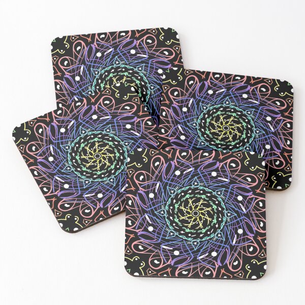 Item preview, Abstract Rainbow Dreamcatcher Mandala Swirl designed and sold by Krystian Stafford.