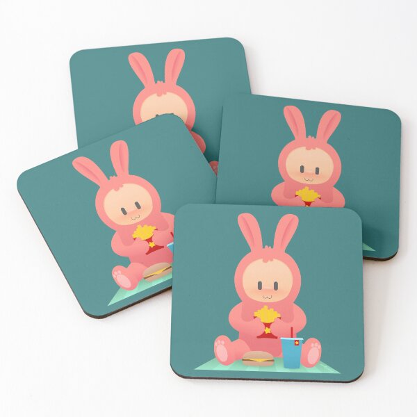 Item preview, Fast Food Lover Bunny designed and sold by wildgica.