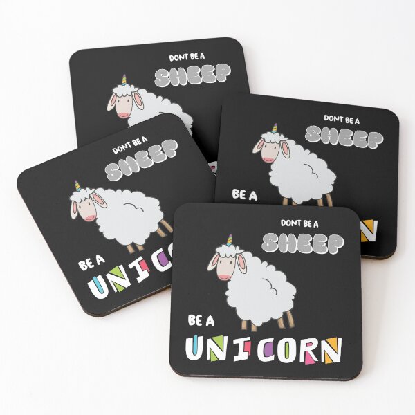 Item preview, Don't Be A Sheep, Be A Unicorn designed and sold by sherwinc.