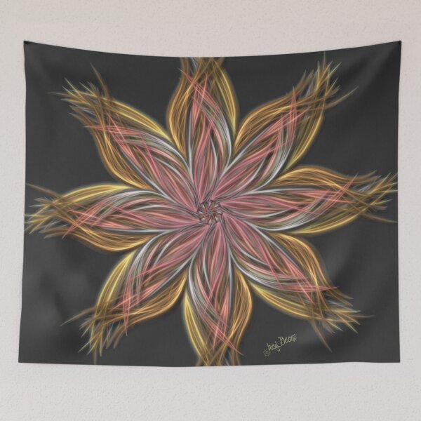 Item preview, Masculine Metallics form this wispy feathers\ flower  designed and sold by busyBeanz.