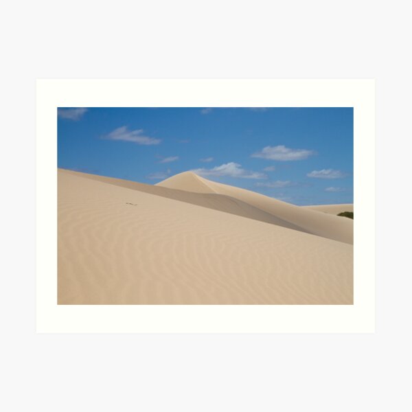 Dune climb Art Print