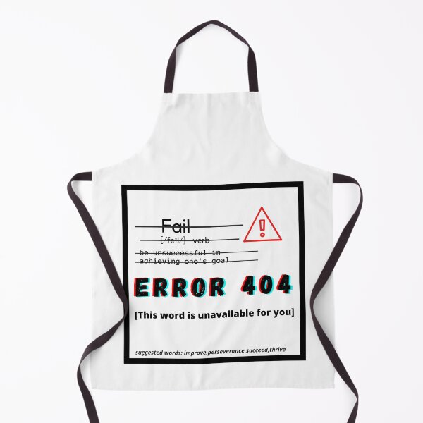 Item preview, Fail in Dictionary, Error 404 designed and sold by The Athletic  Mindset.