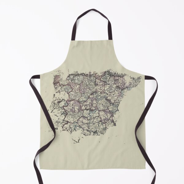 Item preview, Spain antique map mottled faded digitally modified designed and sold by djrunnels.