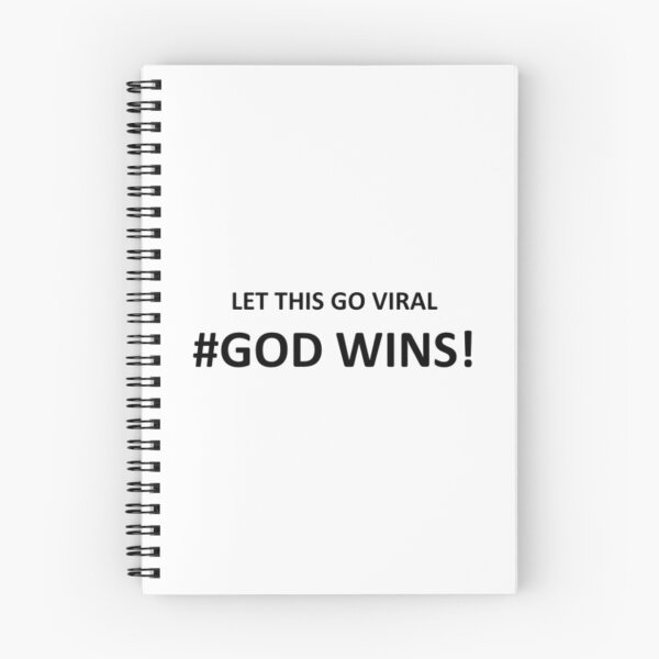 Item preview, Let This Go Viral, #GOD WINS! designed and sold by Art With Impact – Statement Art & Apparel for Deep Thinkers.