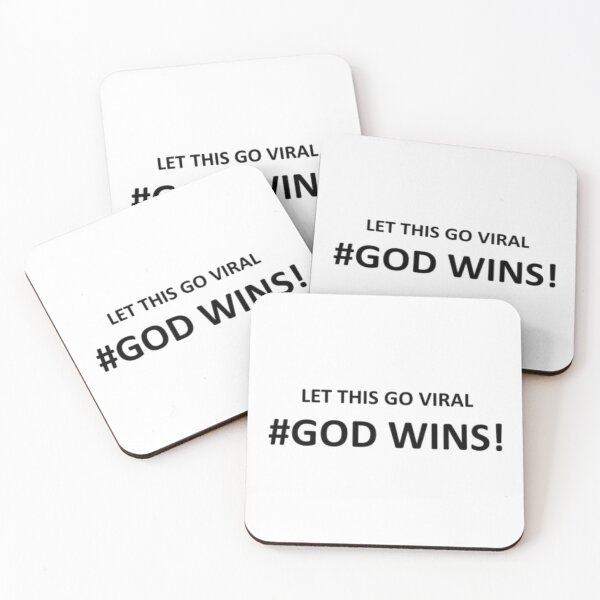 Item preview, Let This Go Viral, #GOD WINS! designed and sold by Art With Impact – Statement Art & Apparel for Deep Thinkers.