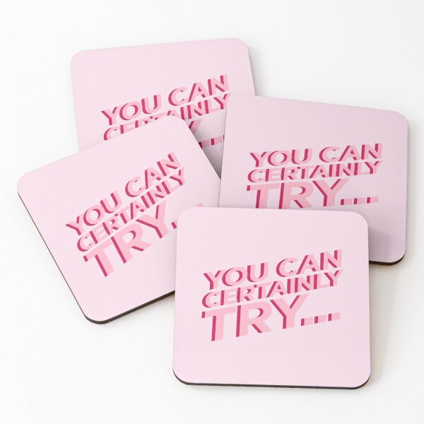 Item preview, You Can Certainly Try... (Red/Pink) designed and sold by emcaysea.