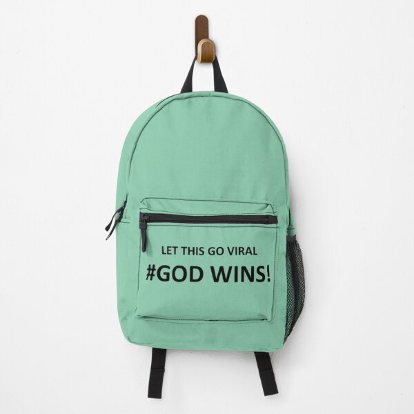 Item preview, Let This Go Viral, #GOD WINS! designed and sold by Art With Impact – Statement Art & Apparel for Deep Thinkers.