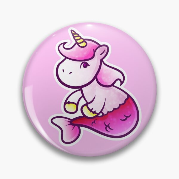 Item preview, Stylish Mermaid Unicorn - pink designed and sold by Sara Sanddollar.