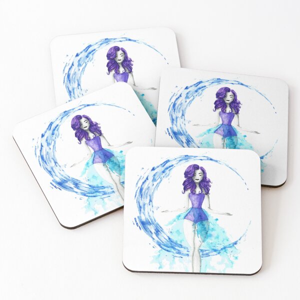 Item preview, Water and moon goddess designed and sold by RuaBestiary.