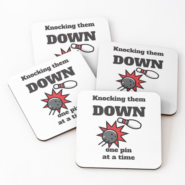 Item preview, Knocking Them Down One Pin At A Time, Bowling designed and sold by 4AllTimes.