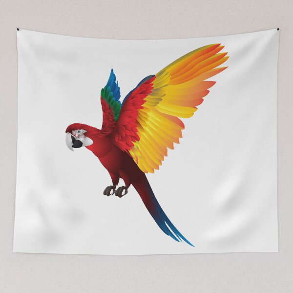 Item preview, Parrot in Flight designed and sold by Designs By Creation.