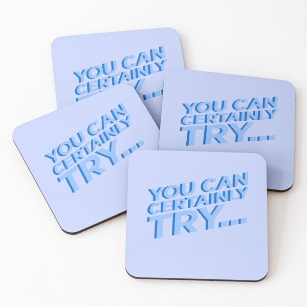 Item preview, You Can certainly Try... (blue) designed and sold by emcaysea.