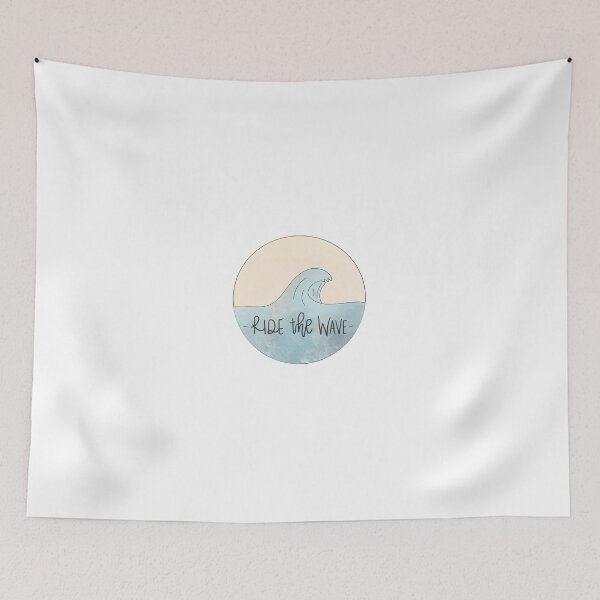 Item preview, Ride the wave - digital illustration  designed and sold by sarahlynndesign.