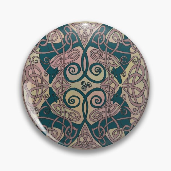 Item preview, Art Nouveau Greyhounds - Pink & Cream designed and sold by lottibrown.