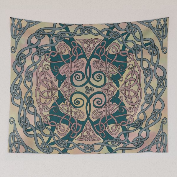 Item preview, Art Nouveau Greyhounds - Pink & Cream designed and sold by lottibrown.