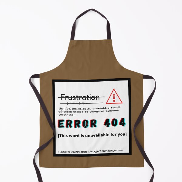 Item preview, Frustration in Dictionary, Error 404 designed and sold by The Athletic  Mindset.