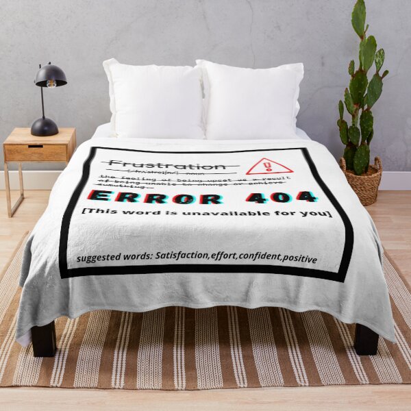 Item preview, Frustration in Dictionary, Error 404 designed and sold by The Athletic  Mindset.