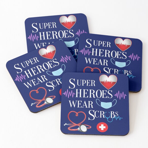 Item preview, Super Scrubs,  Super Heroes Wear Scrubs, Medical workers appreciation designed and sold by MERCH HQ.