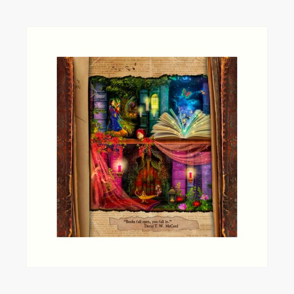 The Curious Library Calendar - May Art Print
