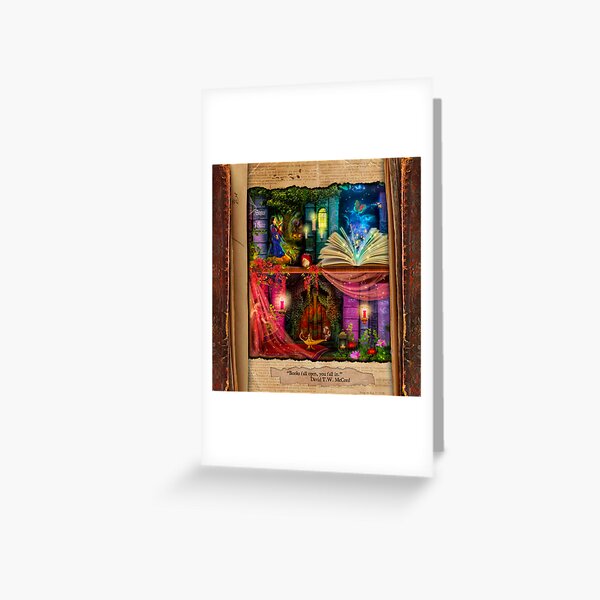 The Curious Library Calendar - May Greeting Card