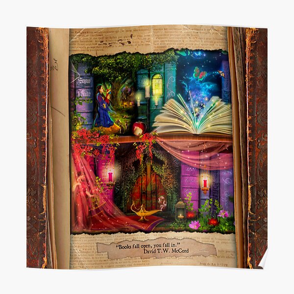 The Curious Library Calendar - May Poster