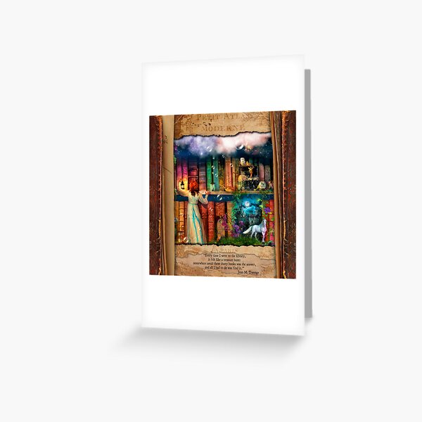 The Curious Library Calendar - June Greeting Card