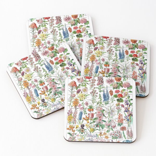 Item preview, Adolphe Millot - Fleurs - Vintage french botanical illustration designed and sold by Gardenlibrary.